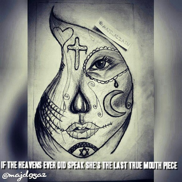 The only heaven I'll be sent to Is when I'm alone with you... I was born sick But I love it.. Command me to be well Amen. Amen. Amen. Amen. #take_me_to_curch #hozier My #drawing :) #muslim #islam #christ #jews #jesus #mohamed #moses #church #mosque #god #alleh #peace ♡♡♡ #art #arts_help #sketch #sketching #draw #pencil #artworks_artist