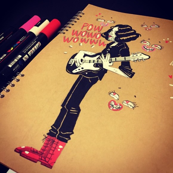 #fanart #cartooning #doodlebeforebed #posca #poscaart #poscapens #muji #illustration #hozier 