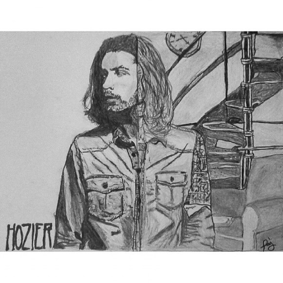 Finished my @hozier drawing! Im pretty happy with how it turned out. I like that I didnt have to draw perfect circles or lines because its supposed to look imperfect. And my OCD was going crazy because the pockets are different sizes, kept having to remind myself its supposed to be two different pictures. Lol! This thing was so stressful.emoji This pic is sorta blurry but I couldn't for the life of me get a clearer one. #Hozier #Pencil #Drawing #AlbumCover #FromEden #TakeMeToChurch #Record #FinallyDone