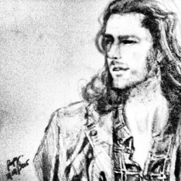 So I fall in love just a little bit every day with someone new. #SketchBook #Drawing Nah, I've messed up the other eye.