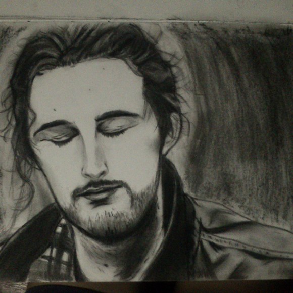 My first attempt with charcoal. I'm sorry #hozier, I failed #sketch #portrait #art #drawing #nofilter #fail #practicemore #firststep #fanart #illustration