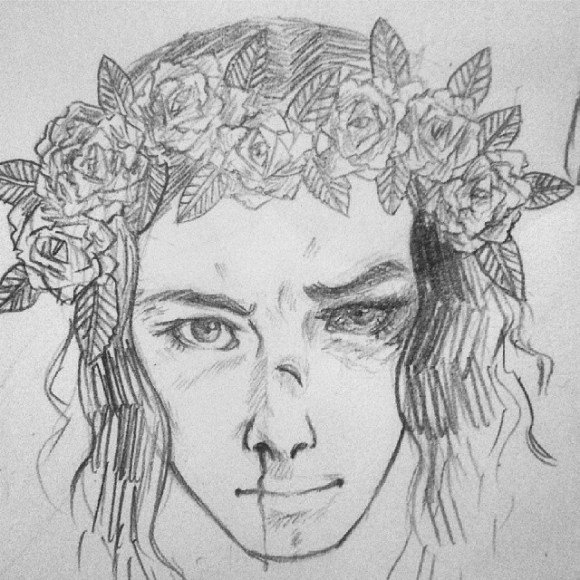 Don't you ever tame your demon. Always keep him on a leash. #myart #art #doodle #sketch #siriusblack #hozier #marauders #HP