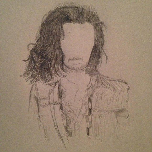 We'll name our children Jackie and Wilson, raise them on rhythm and bluesemoji @hozier #art #drawing #pencilart #hozier