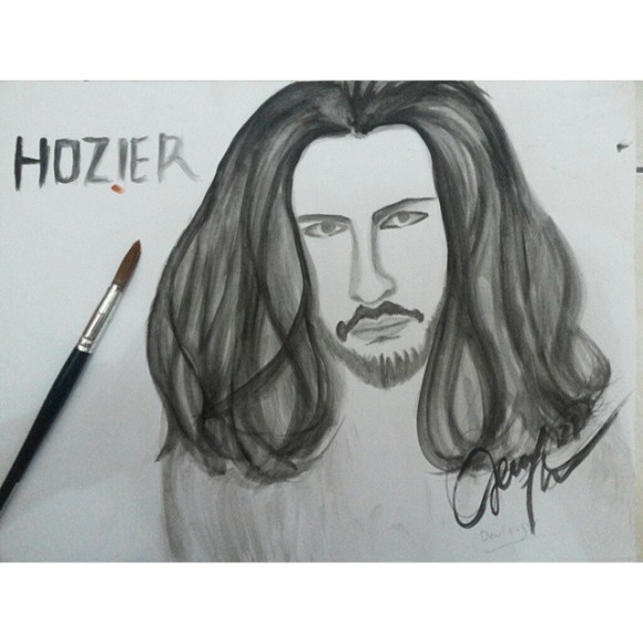 Dear hozier. I inspired by your 'from eden' Music Video. And i already adore you since that day. Love you. #hozier #sketch #draw #painting #waterpaint #art 