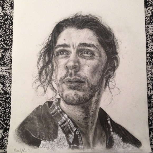 "There is no sweeter innocence than our gentle sin~" #Hozier ... pretty much done! Maybe just a few touchups here and there. It was good to be able to get more portrait practice in... I'm hoping that I'm at least slowly improving. #drawing #art #portrait #blackandwhite 