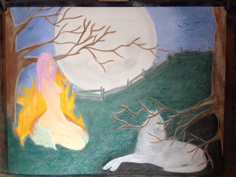 My pastel drawing relative of "it will come back"