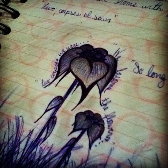 We'll lay here for years or for hours, thrown here or found, to freeze or to thaw. So long, we'd become the flowers. Two corpses we were, two corpses I saw. An they'd find us in a week. #hozier #inaweek #art #dark #love #bittersweet 3mon Read more at http://websta.me/p/935045639845586949_298819489#5QDTe1q8GGXItESu.99