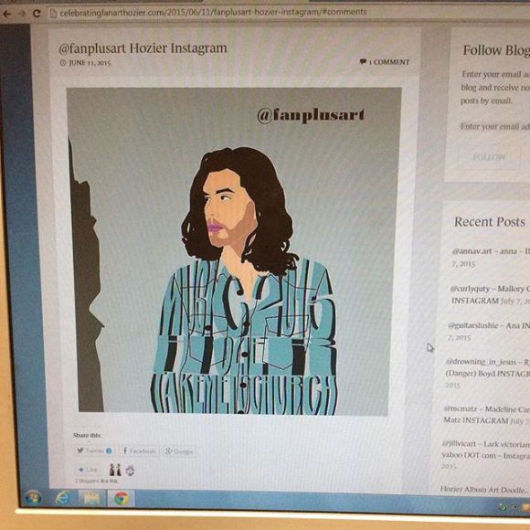 Such an amazing surprise ️ Check this out for amazing Hozier art celebratingfanarthozier.com #hozier #art #arte #fanart #adobe #2015 #blog #website #thankyou #thanks #grazie #graziemille #andrewhozierbyrne #instagram #music #musica #takenetochurch 2d image: https://igcdn-photos-b-a.akamaihd.net/hphotos-ak-xaf1/t51.2885-19/10616940_1535235383358817_285335756_a.jpg   lucywilkerson Thank you! 2d image: https://igcdn-photos-a-a.akamaihd.net/hphotos-ak-xaf1/t51.2885-19/11330814_1627029277510832_1694884341_a.jpg   fanplusart @luckwilkerson Not a problem :) Thank you for featuring me! 2d Read more at http://websta.me/p/1023559975284684332_2072937476#gKyitMSF3toPr50S.99