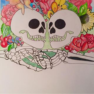 "So long we become the flowers" 