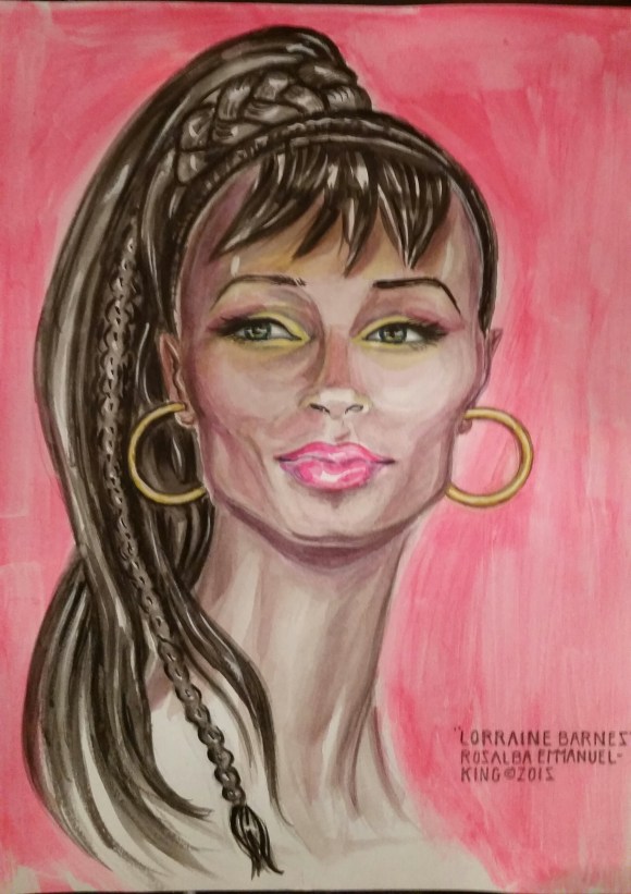 Exotic Chanteuse who's beauty spans the sands of time. . . like Cleopatra