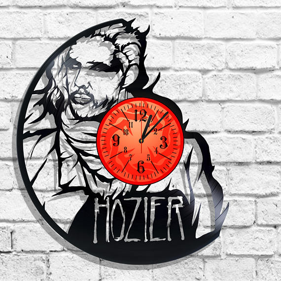 Hozier wall clock, Etsy